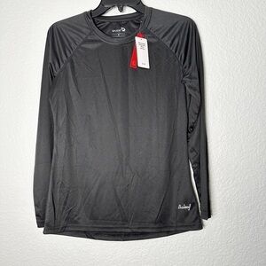 NWT Baleaf Womens Black Raglan Long Sleeve Scoop Neck Shirt